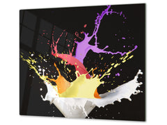 Tempered GLASS Kitchen Board D09 Other: Water Drops 2