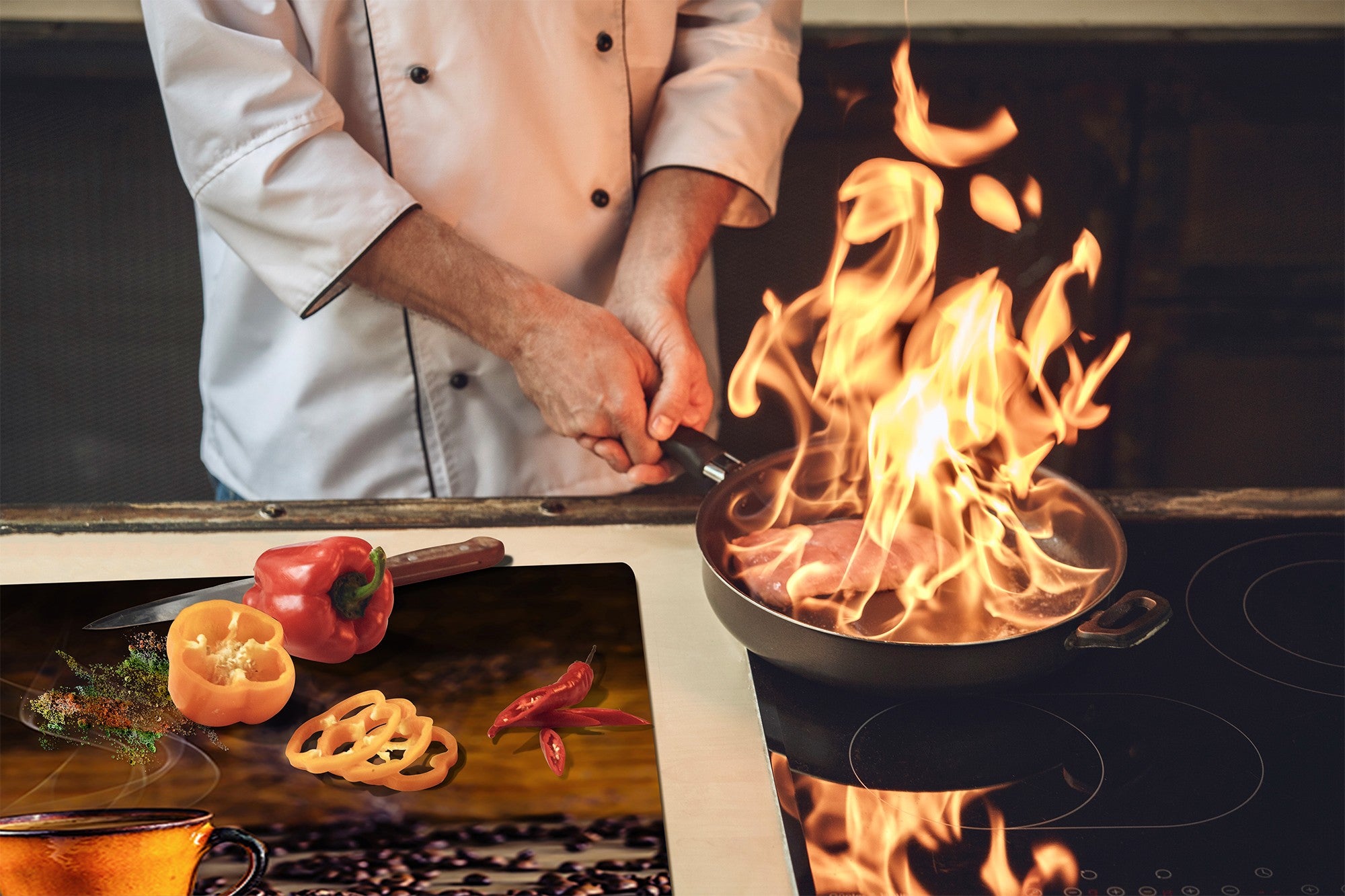 Küchenbrett 60D07: Kaffee 1