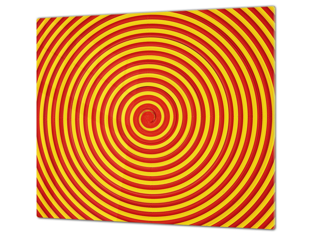 Induktionskochfeldabdeckung 60D14: Bunter Wirbel