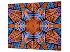 Placa de cocina de cristal 60D21: Rosa marroquí 2