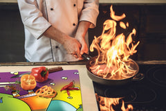 Tempered GLASS Kitchen Board D16 Blurby World: Berth