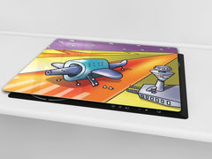 Tempered GLASS Kitchen Board D16 Blurby World: Board