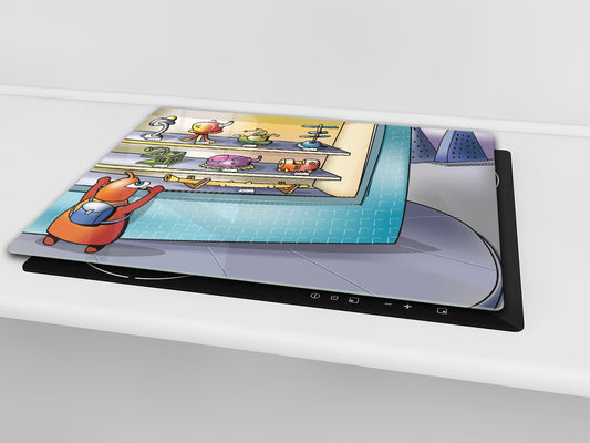 Tempered GLASS Kitchen Board D16 Blurby World: Choice