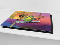 Tempered GLASS Kitchen Board D16 Blurby World: Hope is the thing with feathers