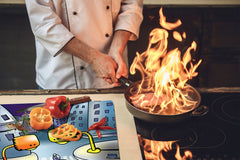 Tempered GLASS Kitchen Board D16 Blurby World: Late