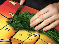 Tempered GLASS Kitchen Board D16 Blurby World: Line