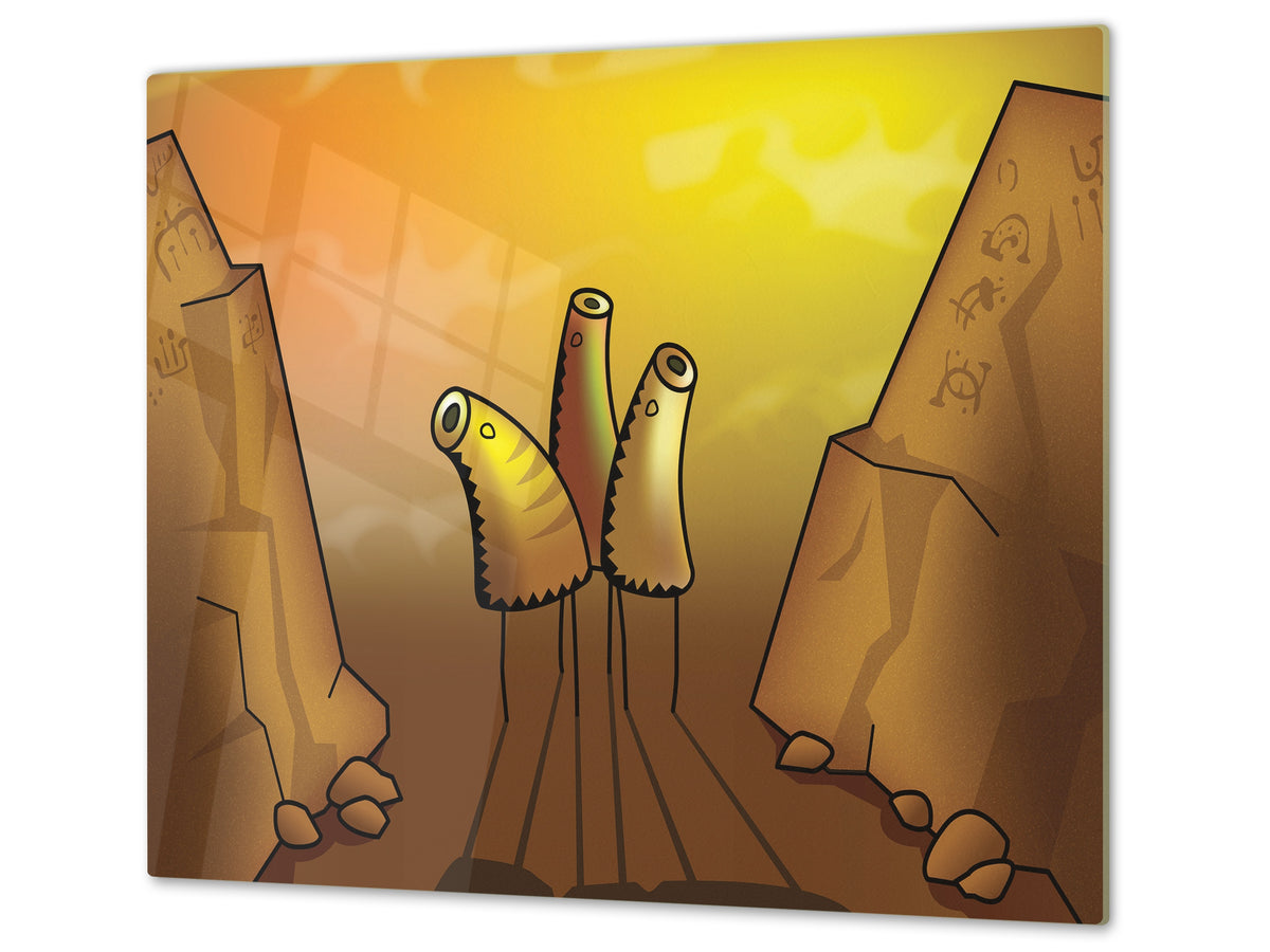 Tempered GLASS Kitchen Board D16 Blurby World: Pull of maybe