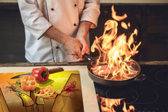 Tempered GLASS Kitchen Board D16 Blurby World: Pull of maybe