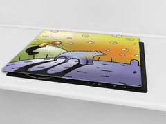 Tempered GLASS Kitchen Board D16 Blurby World: We walk