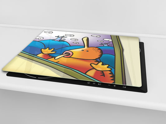 Tempered GLASS Kitchen Board D16 Blurby World: Window