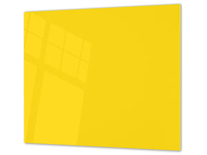 Tabla de cortar de cristal templado D18 Serie de Colores: Amarillo