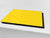 Tabla de cortar de cristal templado D18 Serie de Colores: Amarillo