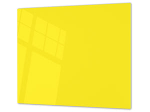 Tempered GLASS Kitchen Board D18 Series of colors: A Mellow Yellow