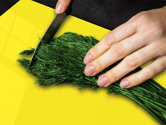 Tempered GLASS Kitchen Board D18 Series of colors: A Mellow Yellow