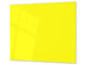 Schneidbrett aus Hartglas und schützende Arbeitsoberfläche; D18 Reihe von Farben: Lemon Yellow