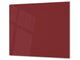 Planche à découper en verre trempé – Couvre-cuisinière; D18 Série de couleurs: Rouge Violet