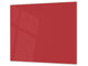 TAGLIERE IN VETRO TEMPERATO – D18 Serie di colori : Rosso scuro