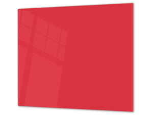 Tabla de cortar de cristal templado D18 Serie de Colores: Rojo