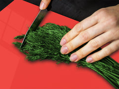 Tempered GLASS Kitchen Board D18 Series of colors: Bright Red