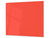 Schneidbrett aus Hartglas und schützende Arbeitsoberfläche; D18 Reihe von Farben: Orange Red