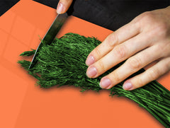 Tempered GLASS Kitchen Board D18 Series of colors: Pastel Orange