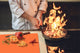 Planche à découper en verre trempé – Couvre-cuisinière; D18 Série de couleurs: Orange Pastel