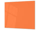 Schneidbrett aus Hartglas und schützende Arbeitsoberfläche; D18 Reihe von Farben: Bright Orange