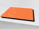 Tabla de cortar de cristal templado D18 Serie de Colores: Naranja Claro