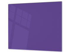 Tempered GLASS Kitchen Board D18 Series of colors: Purple