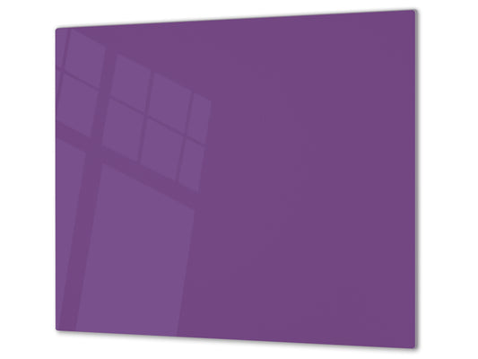 Tempered GLASS Kitchen Board D18 Series of colors: Dark Violet