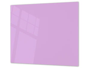 Planche à découper en verre trempé – Couvre-cuisinière; D18 Série de couleurs: Lila