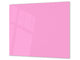 Tabla de cortar de cristal templado D18 Serie de Colores: Rosa Claro