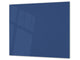 Planche à découper en verre trempé – Couvre-cuisinière; D18 Série de couleurs: Bleu Marine