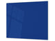 Planche à découper en verre trempé – Couvre-cuisinière; D18 Série de couleurs: Bleu Cobalt