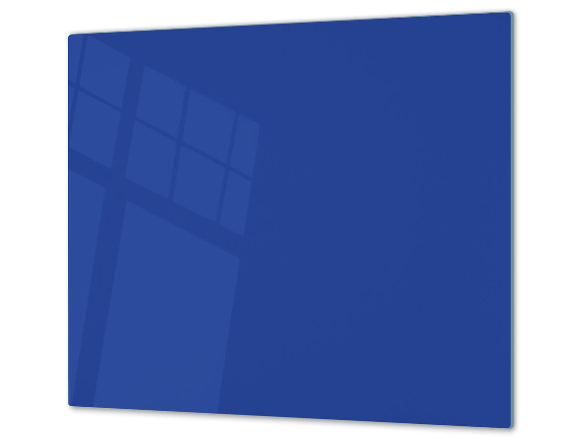 Tempered GLASS Kitchen Board D18 Series of colors: Royal Navy Blue