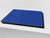 Tabla de cortar de cristal templado D18 Serie de Colores: Azul Imperial