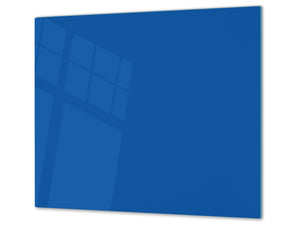 Schneidbrett aus Hartglas und schützende Arbeitsoberfläche; D18 Reihe von Farben: Dark Blue
