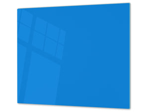 Tabla de cortar de cristal templado D18 Serie de Colores: Azul Celeste