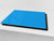 Schneidbrett aus Hartglas und schützende Arbeitsoberfläche; D18 Reihe von Farben: Light Blue