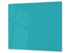 Planche à découper en verre trempé – Couvre-cuisinière; D18 Série de couleurs: Turquoise