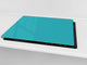 Tempered GLASS Kitchen Board D18 Series of colors: Turquoise