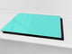 Schneidbrett aus Hartglas und schützende Arbeitsoberfläche; D18 Reihe von Farben: Mint