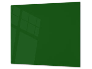 TAGLIERE IN VETRO TEMPERATO – D18 Serie di colori : Verde Scuro