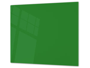Schneidbrett aus Hartglas und schützende Arbeitsoberfläche; D18 Reihe von Farben: Green