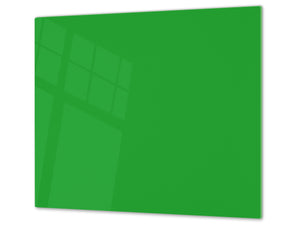 Tempered GLASS Kitchen Board D18 Series of colors: Bright Green