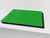 Schneidbrett aus Hartglas und schützende Arbeitsoberfläche; D18 Reihe von Farben: Bright Green