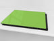 Schneidbrett aus Hartglas und schützende Arbeitsoberfläche; D18 Reihe von Farben: Pastel Green