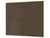 Schneidbrett aus Hartglas und schützende Arbeitsoberfläche; D18 Reihe von Farben: Brown