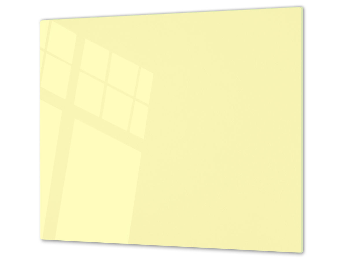 Tempered GLASS Kitchen Board D18 Series of colors: Creamy