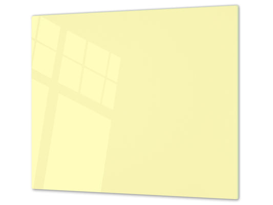 Tempered GLASS Kitchen Board D18 Series of colors: Creamy